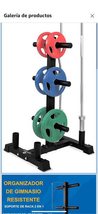 Soporte Discos Pesas SereneLife