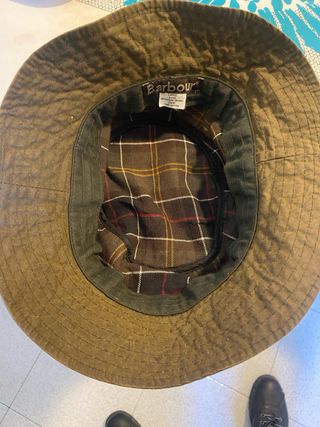 Barbour uomo giacca marrone, gilet e cappello