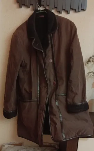 Parka marrón chocolate Talla 44