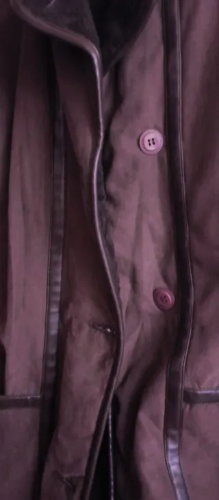 Parka marrón chocolate Talla 44