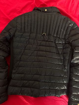 Chaqueta Zara acolchada azul corta