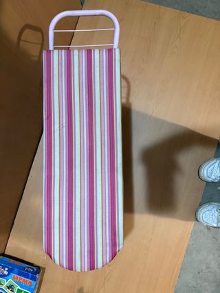 Mini tabla de planchar infantil rosa