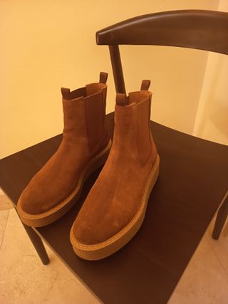 Botas Geox Ante Mujer Marrones