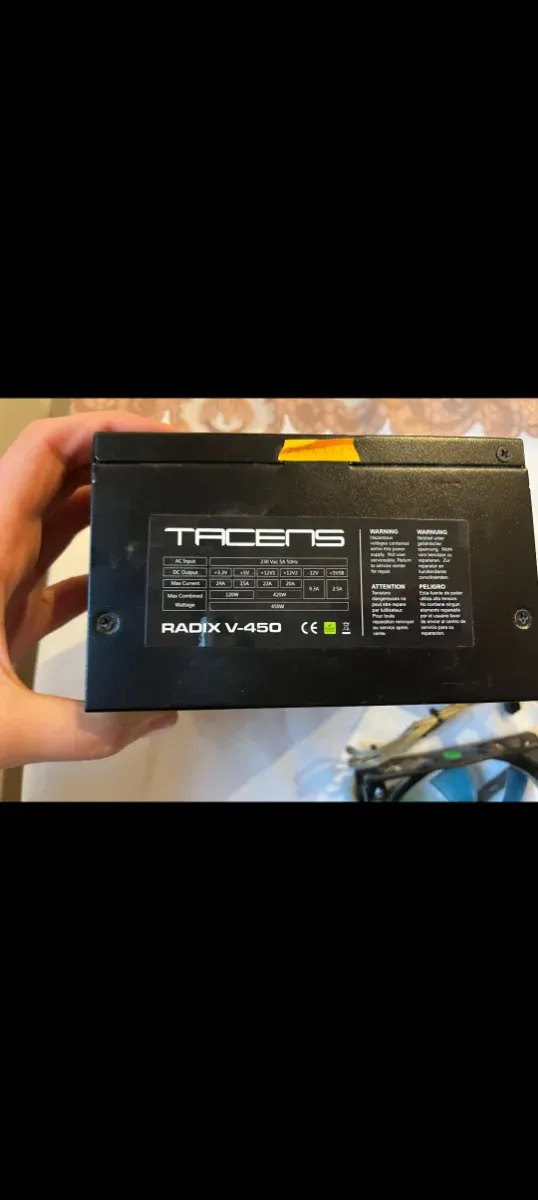 Fuente Alimentación Tacens Radix V-450