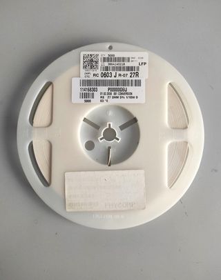 20x Resistori SMD 27 Ohm 1/10W RC 0603