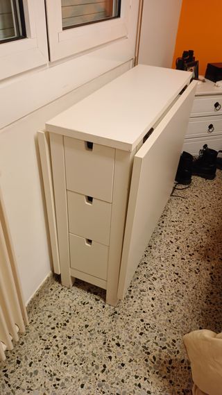 Tavolo pieghevole NORDEN IKEA bianco