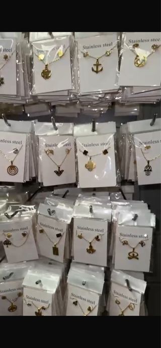 100 Conjuntos de acero( dorado y plateado)