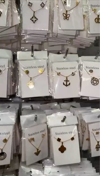 100 Conjuntos de acero( dorado y plateado)