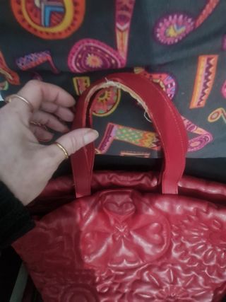 Bolso Tote Rojo Desigual Acolchado