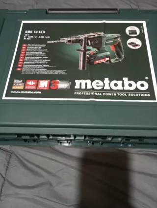 Maletín Metabo para taladro a batería