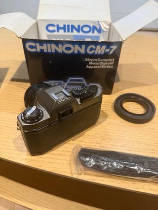 Cámara Chinon CM-7 SLR 35mm Pentax K