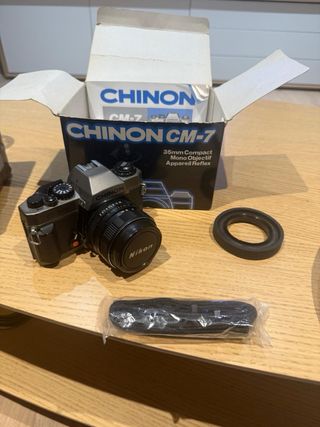 Cámara Chinon CM-7 SLR 35mm Pentax K