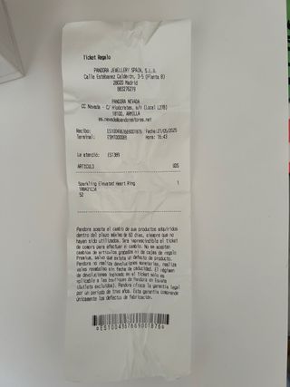 Anillo Corazón Brillante Elevado Pandora Rose