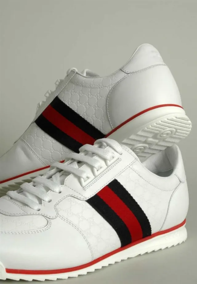 Zapatilla Deportiva Gucci Ace Shima SL 73 Blanca.