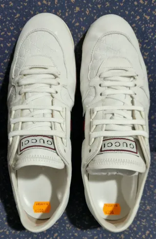 Zapatilla Deportiva Gucci Ace Shima SL 73 Blanca.