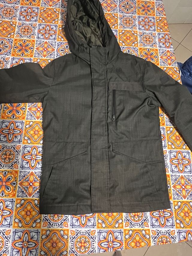 Giubbino grigio/verde oliva taglia S