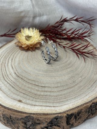 Pendientes Aro Lagrimas Circonitas