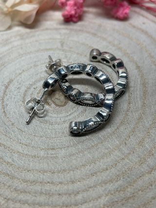 Pendientes Aro Lagrimas Circonitas