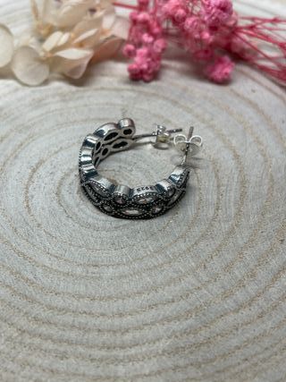 Pendientes Aro Lagrimas Circonitas