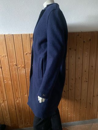 Cappotto Lana Vergine Tommy Hilfiger Blu