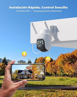 Ctronics 5MP Camara WiFi 2.4 - 5 GHz Exterior