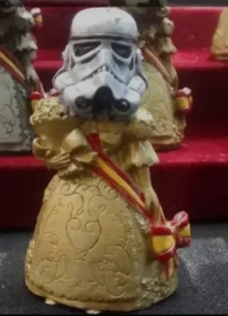 Figura Fallera Trooper y Darth Vader