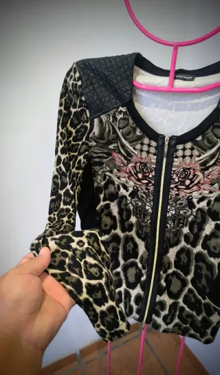 Cazadora GERRY WEBER estampado leopardo