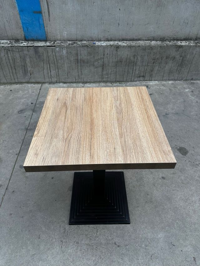 Mesas Hostelería tablero melamina roble