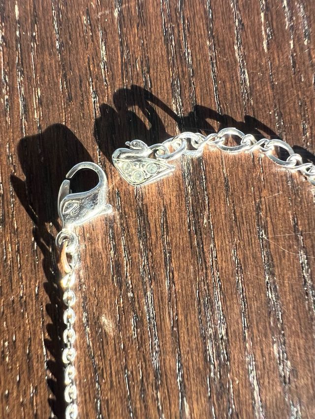 Collar Swarovski Plata sin usar