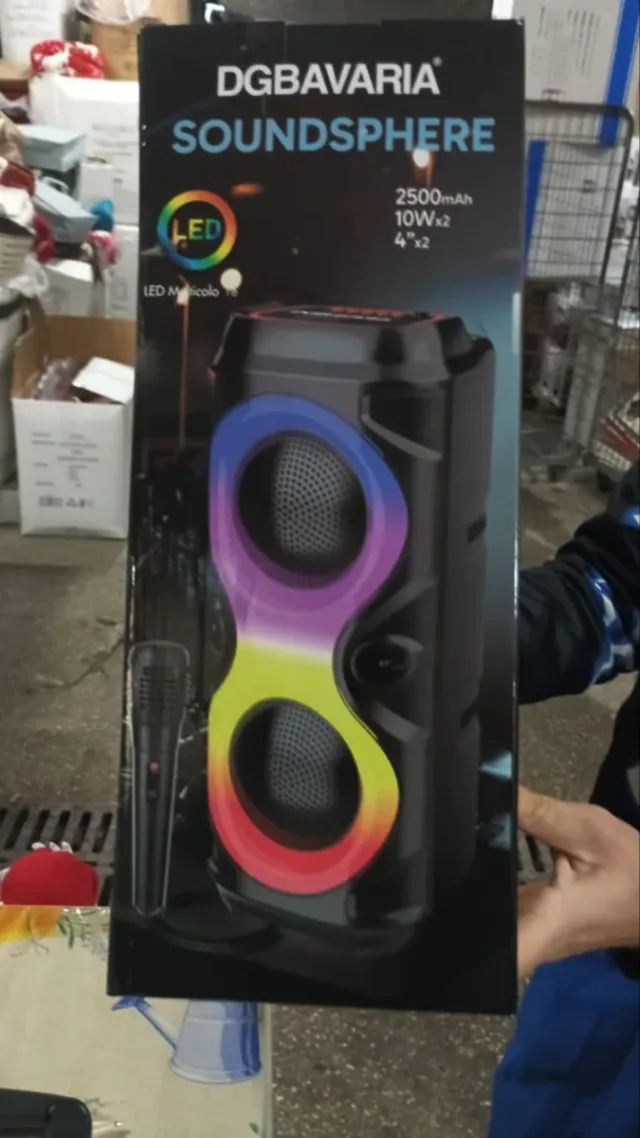 Cassa Bluetooth DGBAVARIA SOUNDSPHERE LED