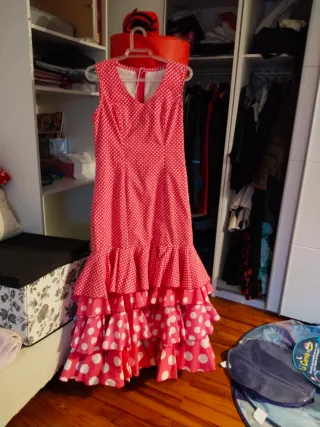 Vestido de flamenca lunares