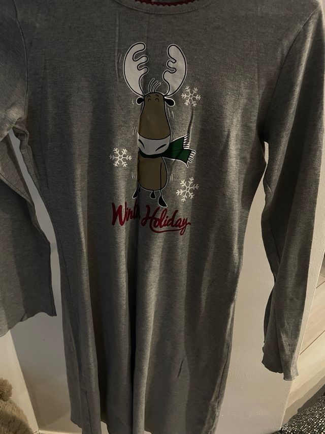 Camicia da notte renna Natale