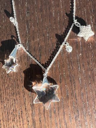 Conjunto Swarovski Collar y Pulsera Plata