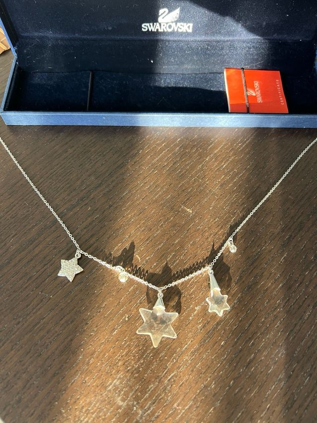 Conjunto Swarovski Collar y Pulsera Plata