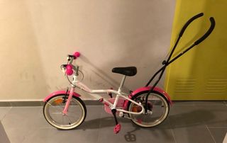 Bicicleta niña rosa Decathlon