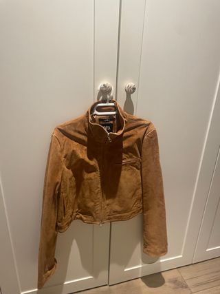 Chaqueta Zara Ante Marrón