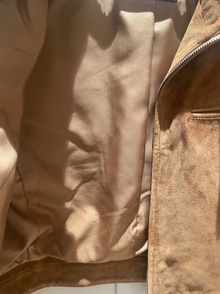 Chaqueta Zara Ante Marrón