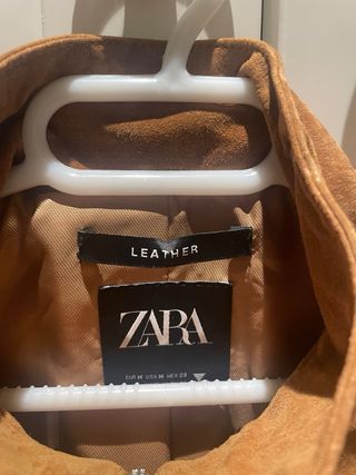 Chaqueta Zara Ante Marrón