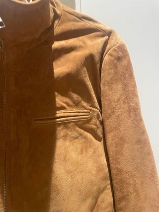 Chaqueta Zara Ante Marrón