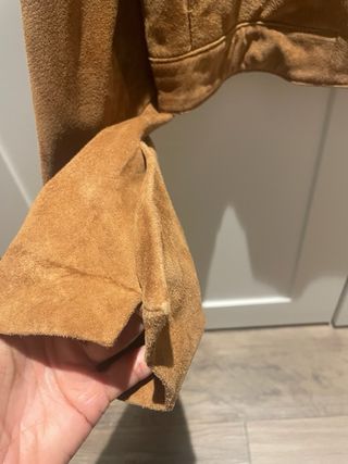 Chaqueta Zara Ante Marrón