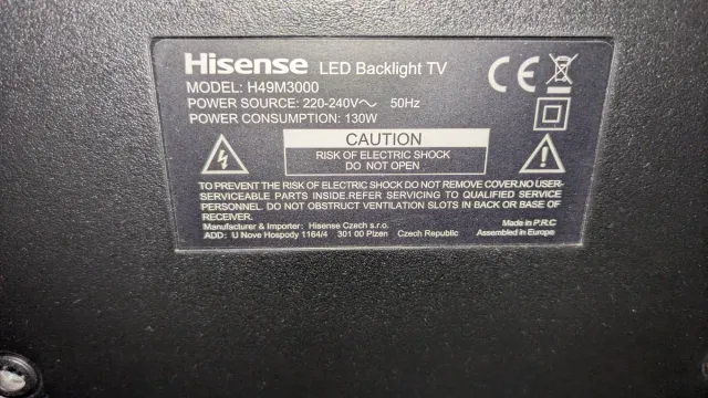 TV Hisense 49 4K UHD Smart TV WiFi
