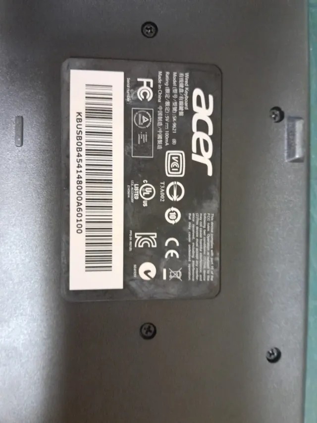 Teclado Acer Negro USB