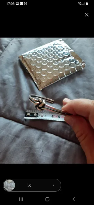 Pulsera nudo plata 925 nueva