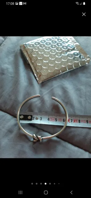 Pulsera nudo plata 925 nueva