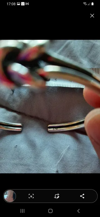 Pulsera nudo plata 925 nueva