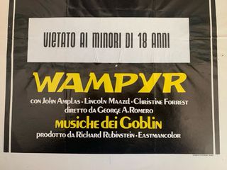 Locandina Film Wampyr (Martin) Horror