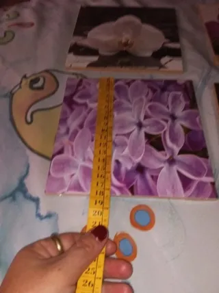 Set 4 Quadretti Fiori