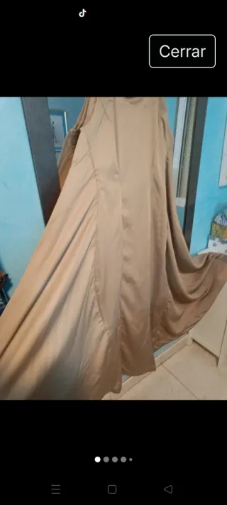 Vestido y chaqueta ZAGV talla L.