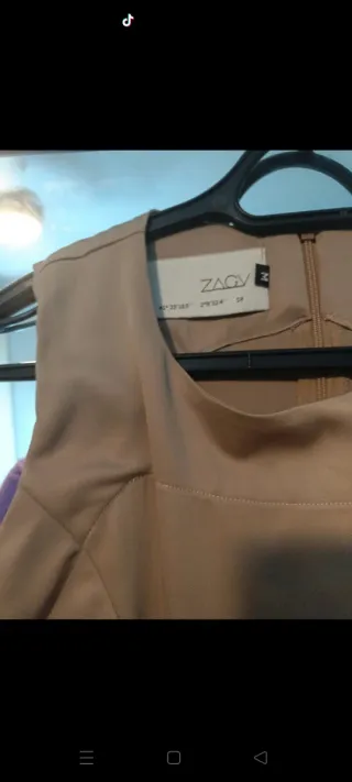 Vestido y chaqueta ZAGV talla L.