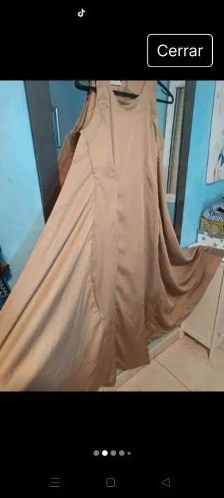 Vestido y chaqueta ZAGV talla L.